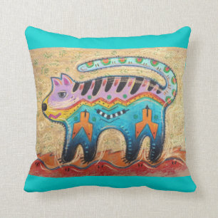 Coussin Chat grincheux