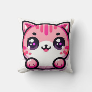 Coussin chat kawaii
