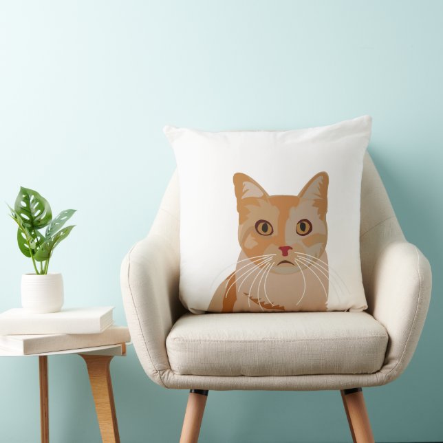 Coussin Chat Kitty Cute Chat (Chaise)
