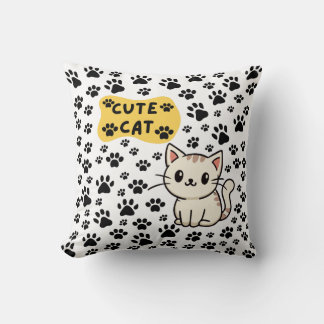 Coussin Chat parfaitement mignon