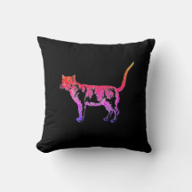 Chat Pop Art Néo Rétro