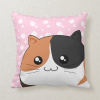 Chat potelé mignon de minou de calicot de Kawaii
