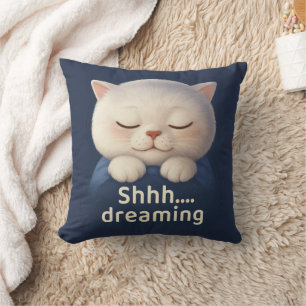 Coussin Chat qui rêve : Autocollant Bao Bao pour un lit co