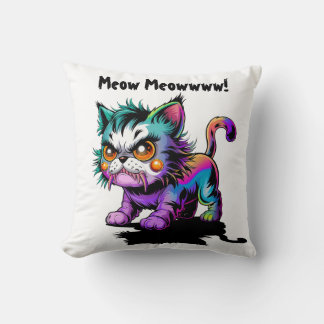 Coussin Chat sauvage