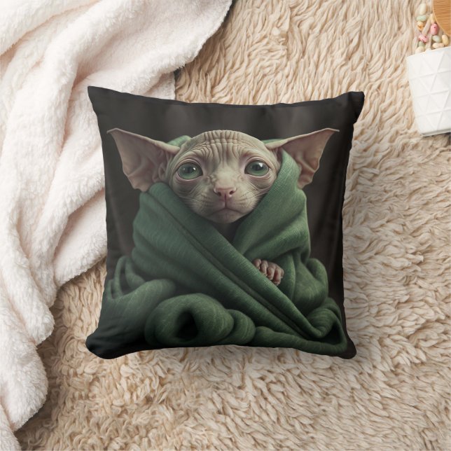 Coussin CHAT SPHYNX HAIRLESS (Couverture)