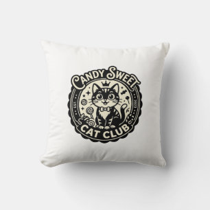 Coussin Chat Sucré Mignon Graphique de Chat Drôle - Chat S