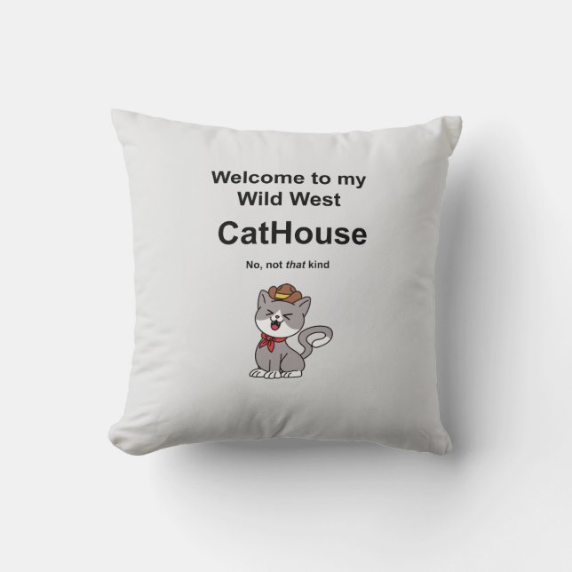 Coussin Chat Whimsical (Recto)