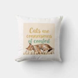 Coussin Chat Whimsical Drôle Adorable