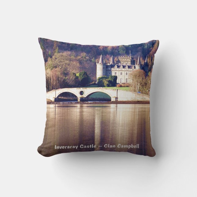 Coussin Château Campbell & Inveraray Castle - Clan Campbel (Recto)