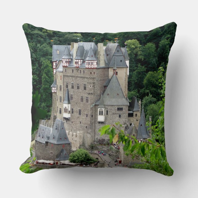 Coussin Château de Burg Eltz en Allemagne (Recto)