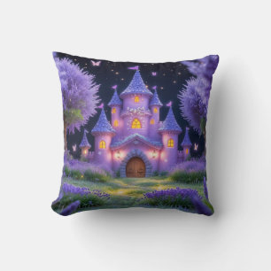 Coussin Château de Fairy de la Lavande Cachée Grove