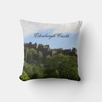 Coussin Château d'Édimbourg Jeter Pillow Scotland Souvenir