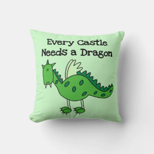 Coussin Château Dragon