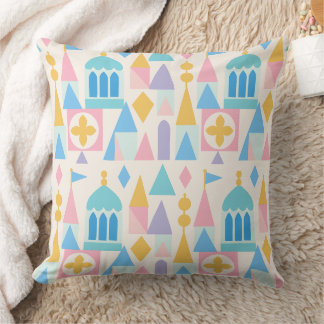 Coussin Château Géométrique de Conte de Fée Pastel Fantais