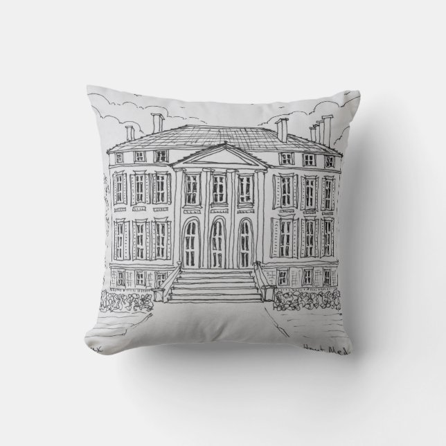 Coussin Château Margaux| Bordeaux, France (Recto)