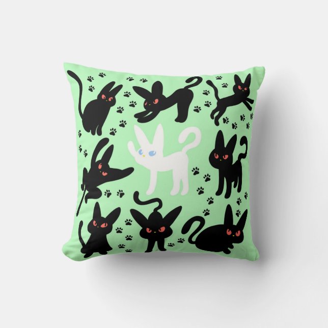 Coussin chaton mignon (Recto)