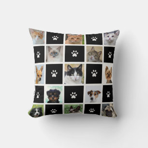 Coussin Chats & Chiens Photos personnalisées & motif de pa