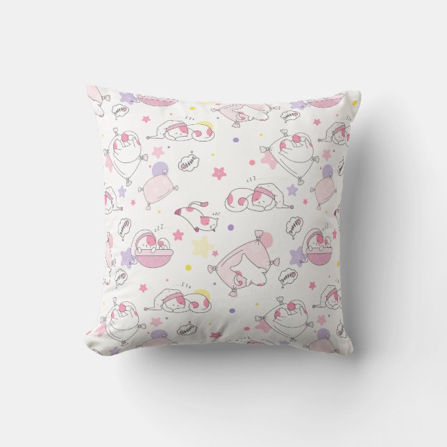 Coussin Chats endormis (Recto)