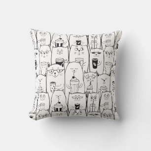 Coussin Chats mignons