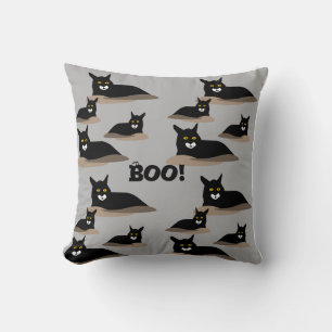 Coussin Chats noirs d'Halloween