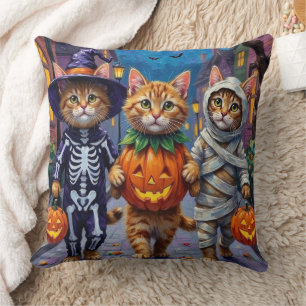 Coussin Chats Persans Trick-or-Treating Costumes d'Hallow