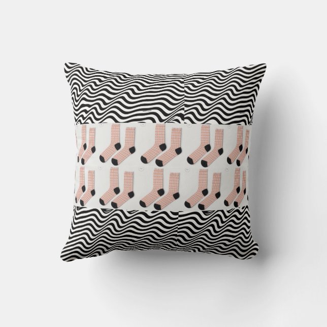 Coussin Chaussettes seulement 16 po x 16 po (Verso)