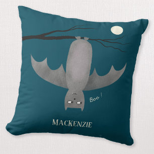 Coussin Chauve-souris vampire mignonne personnalisée
