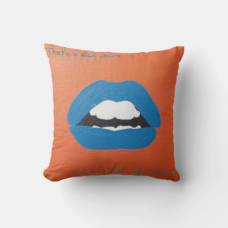 Coussin Cheesy Lines for Valentine's pillow