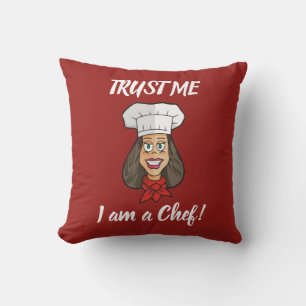 Coussin Chef femme