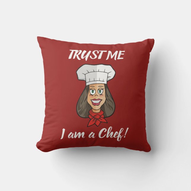 Coussin Chef femme (Recto)