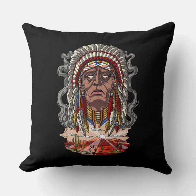 Coussin Chef indien (Recto)