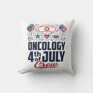 Coussin Chemio Crew Médical Patriotique T-shirt 4 juillet