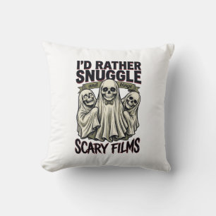 Coussin Chemise Câlin Horreur Crâne Drôle Nuit de Film Fan
