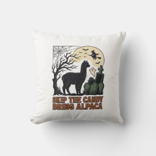 Coussin Chemise d'alpaga Halloween Mignon Fantomatique Ani