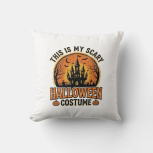 Coussin Chemise de château hanté de costume Halloween vint