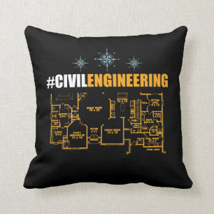 Coussin Chemise d'ingénieur civil - étudiant d'ingénieur