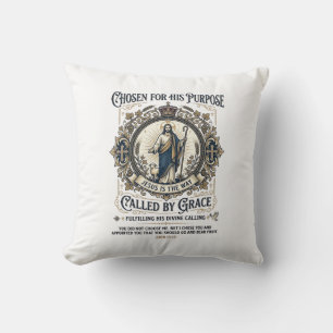 Coussin Chemise Électricien Jésus Dessin à Thème de Foi_1