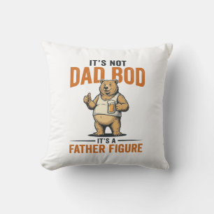 Coussin Chemise Fun Body Papa Figure Ours Bière_1