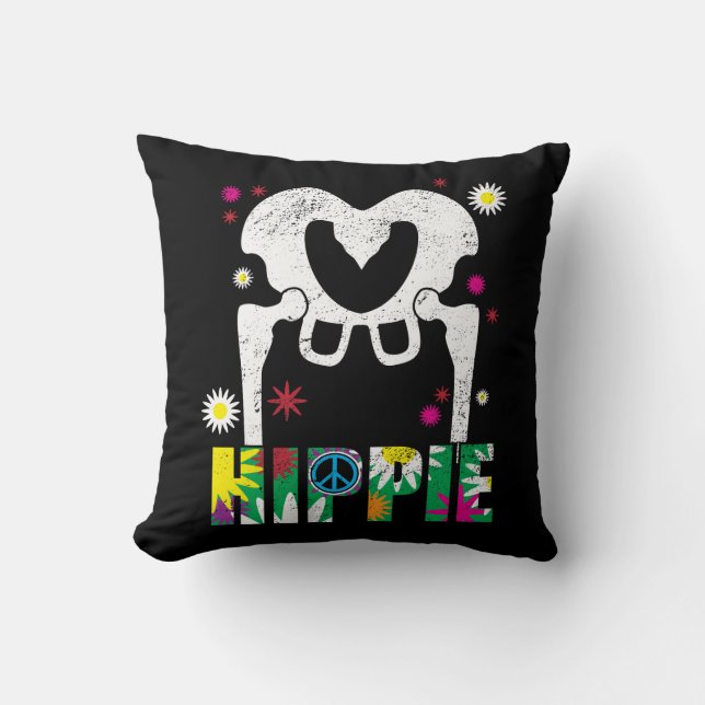 Coussin Chemise hippie drôle pour la chirurgie de (Recto)