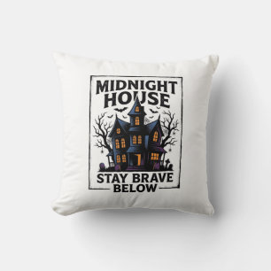 Coussin Chemise Maison Hantée Design Nuit Squelettique Vin