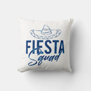 Coussin Chemises de fête de jeune fille de Squad Fiesta, 3