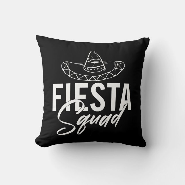 Coussin Chemises de la fête de la Fiesta Squad, 2/3 (Recto)