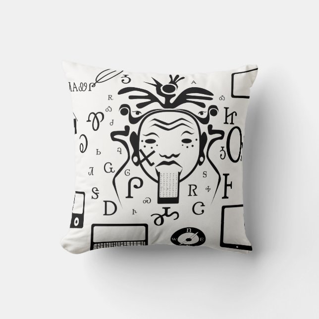 coussin cherokee de ᏣᎳᎩᎠᏈᏍᏙ (Recto)