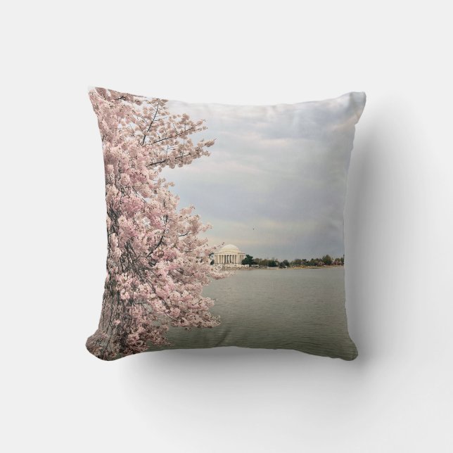 Coussin Cherry Blossoms at the Tidal Basin (Recto)