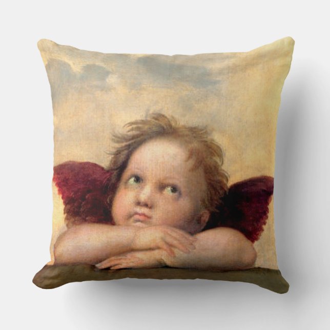 Coussin Cherub par Raphael (Recto)
