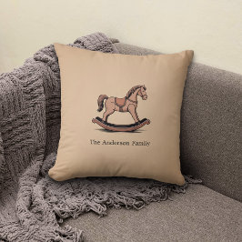 Coussin Cheval à roche - Jouets en bois