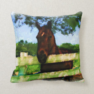 Coussin Cheval amical