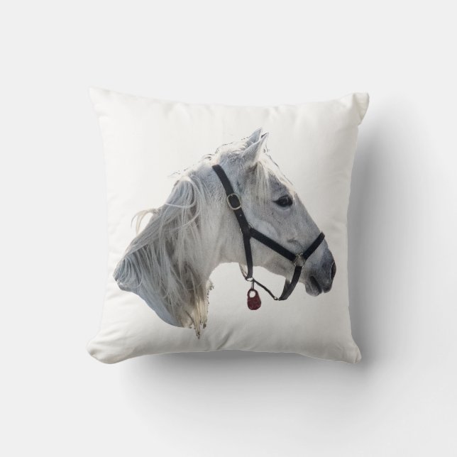 Coussin Cheval Blanc (Recto)
