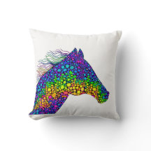 Cheval coloré