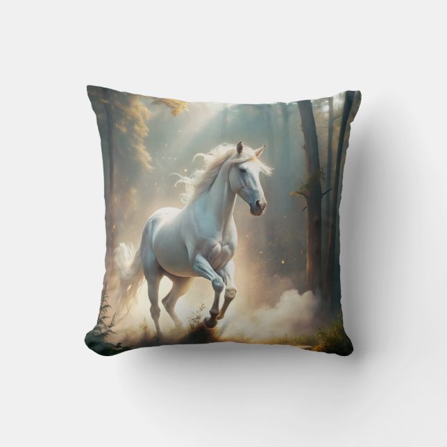 Coussin Cheval de course (Recto)